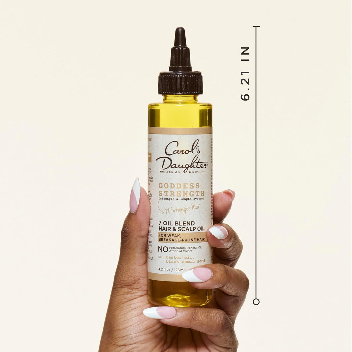 Natural Curl & Wave Hair Oil - Nourishing Castor Oil Blend for All Hair Types 4.2 Fl Oz