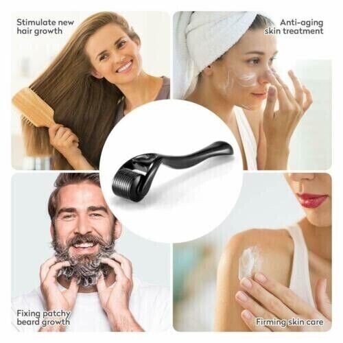 Sterile Titanium Derma Roller for Skin Rejuvenation, Hair Growth & Acne