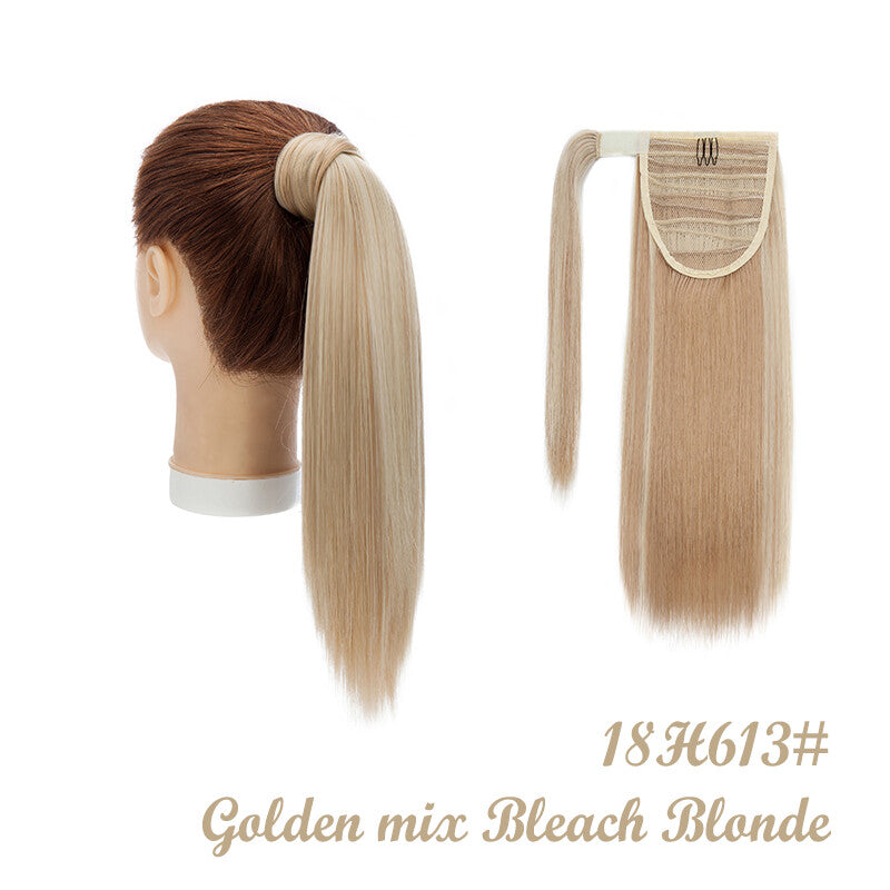 Ponytail Wrap Around Hair Extensions - Clip-In & Thick Styling