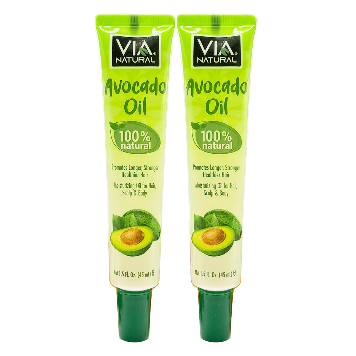 Natural Avocado Oil for Hair, Skin & Body - Pack of 2-6, 1.5oz Bottles