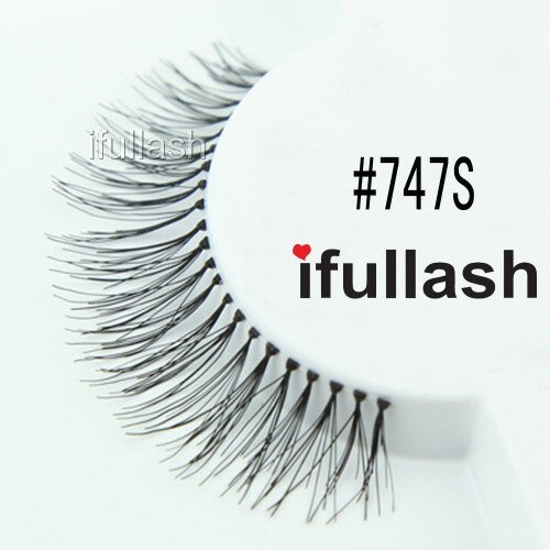 False Eyelashes 100% Human Hair Natural Look - 6 or 12 Pairs