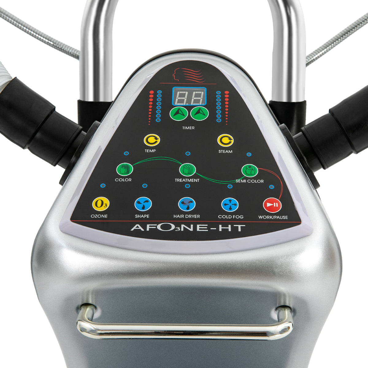 Professional Hair Steamer with Adjustable Height and Ozone Function - 110V