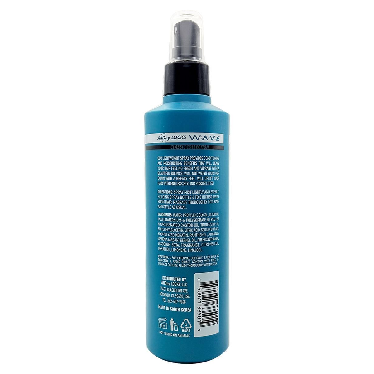 Allday Locks Wave Moisturizing Finishing Hair Mist - Curl Enhancer 7.7oz