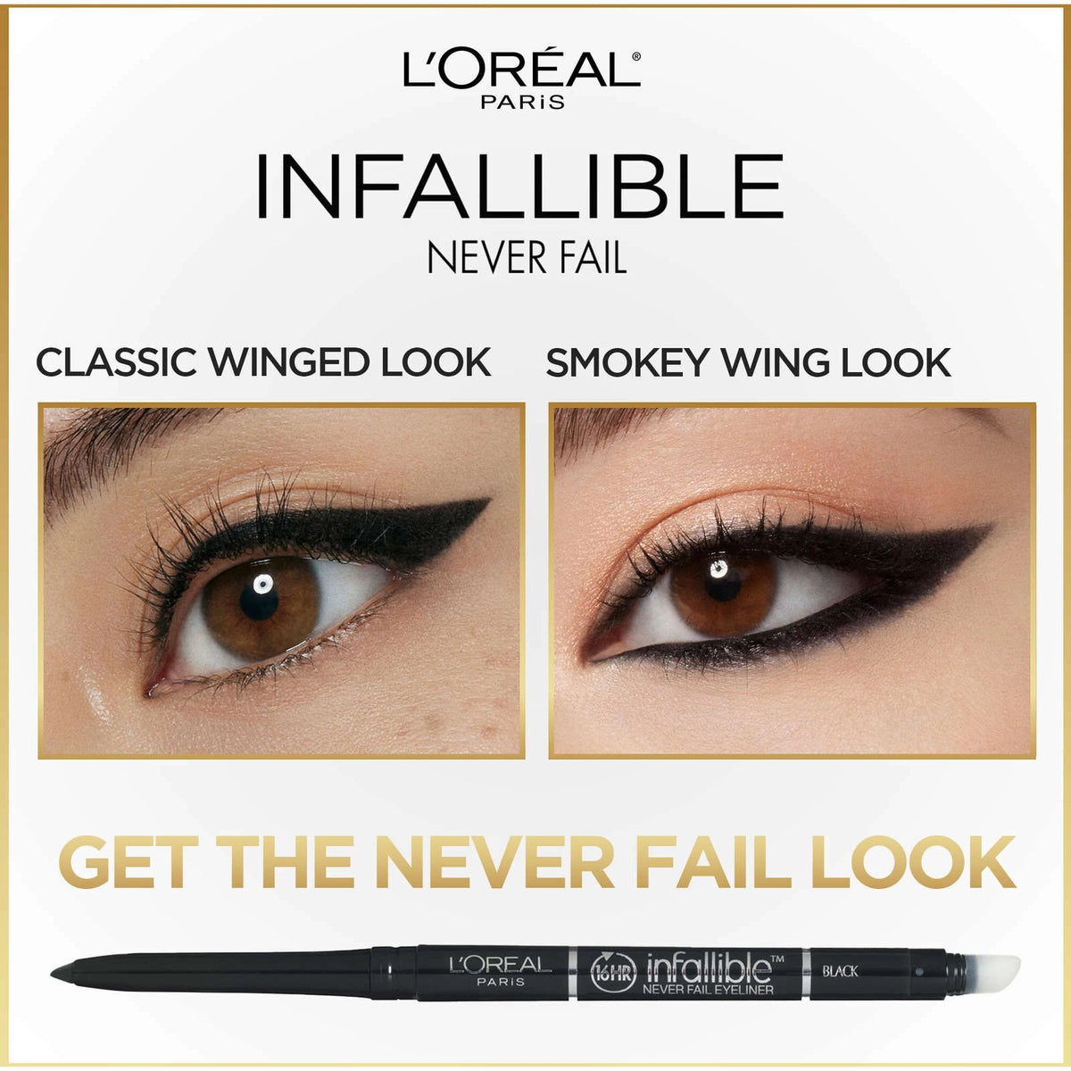 Long-Lasting Mechanical Eyeliner Pencil - Smudge-Proof, 16-Hour Wear