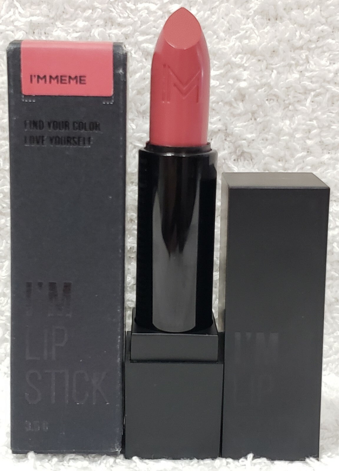 I'm Meme Monica Satin Finish Lipstick Rose Pink 0.12 oz / 3.5g - Discontinued & Rare