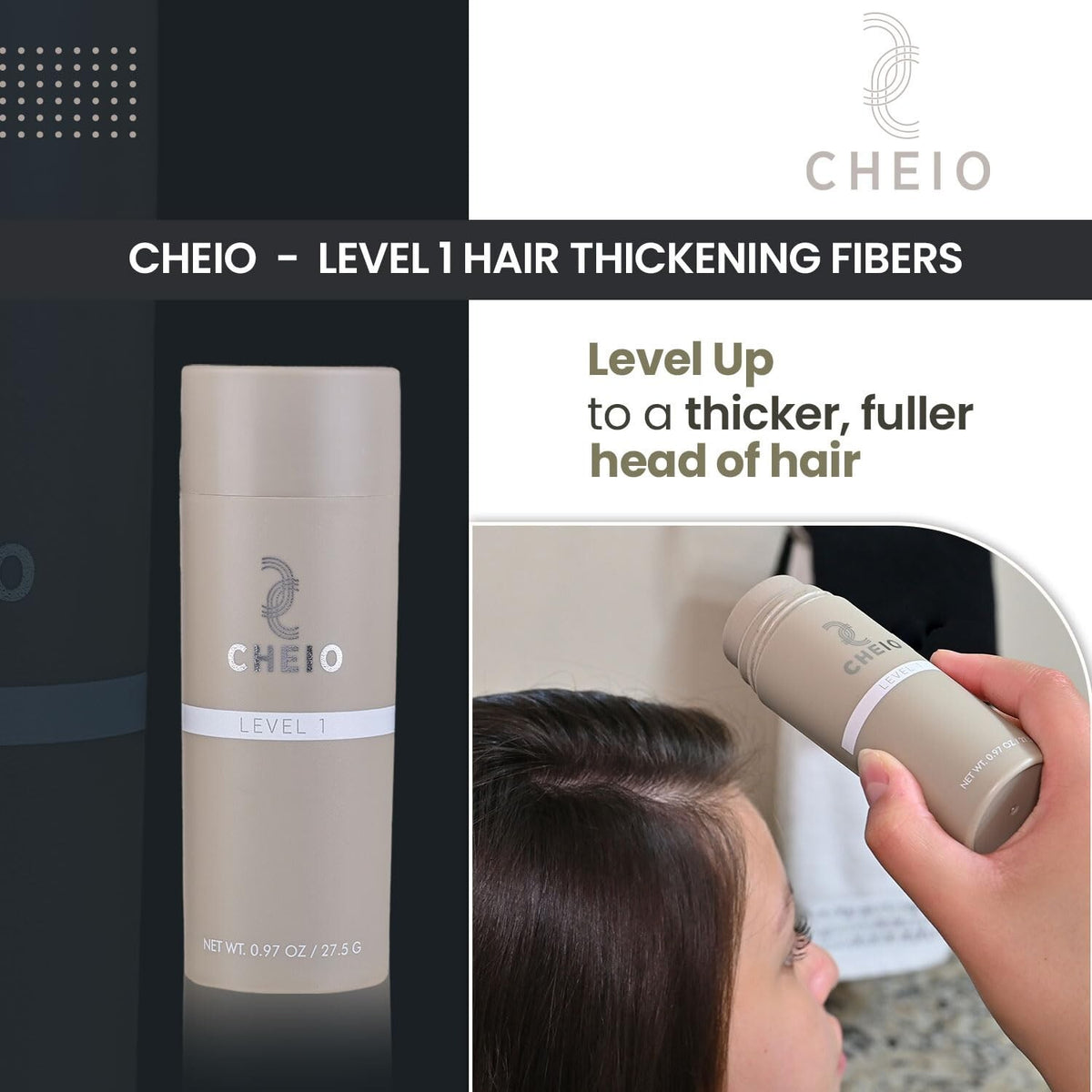 Hair Thickening Fibers - Black - 27.5g