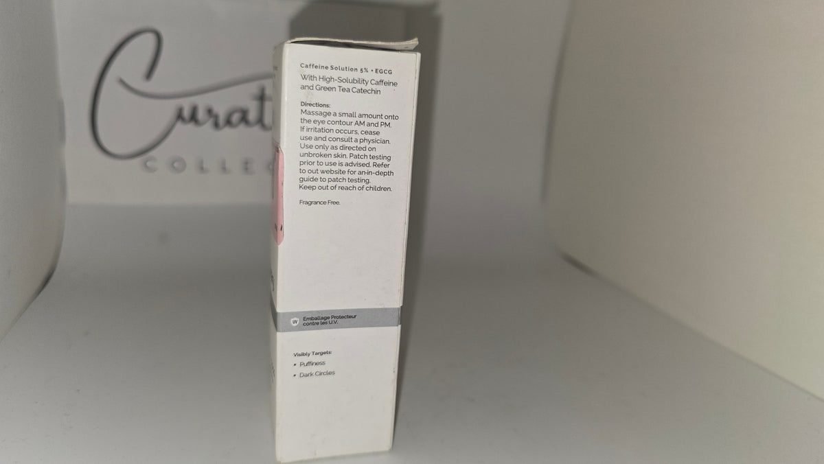 Caffeine Eye Serum for Dark Circles & Puffiness - 1 oz