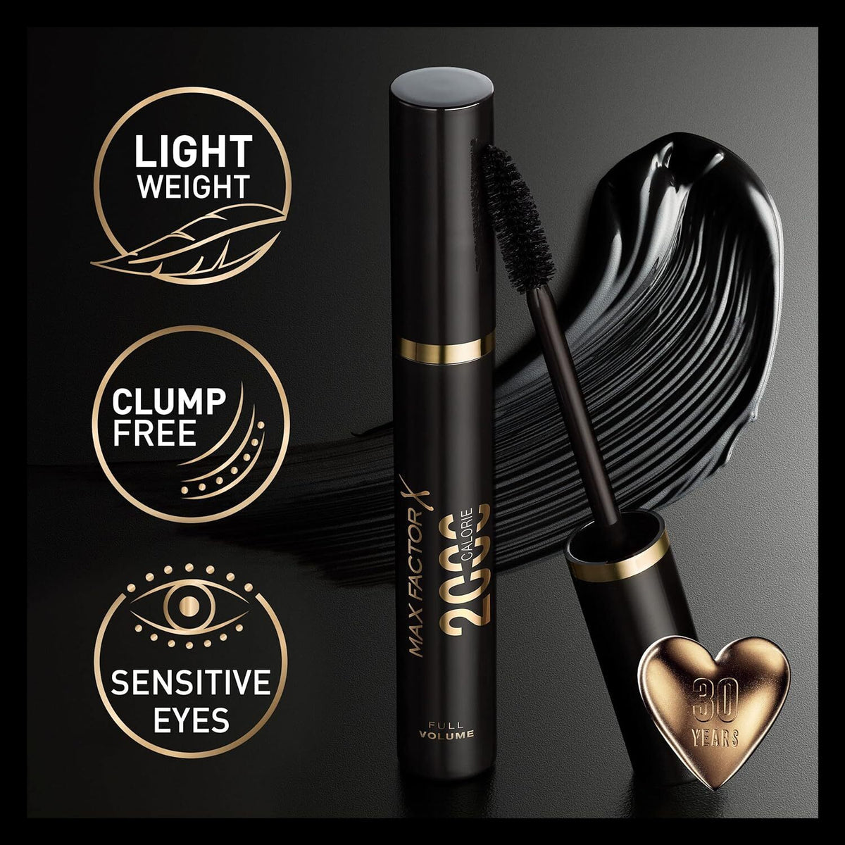 2000 Calorie Dramatic Volume Mascara Black 9ml - Smudgeproof & Volumizing