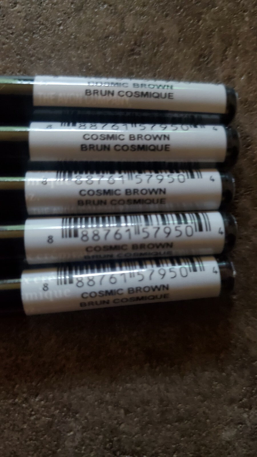Set of 5 Long-Wearing Cream Eyeliner Pencils - Multiple Colors
