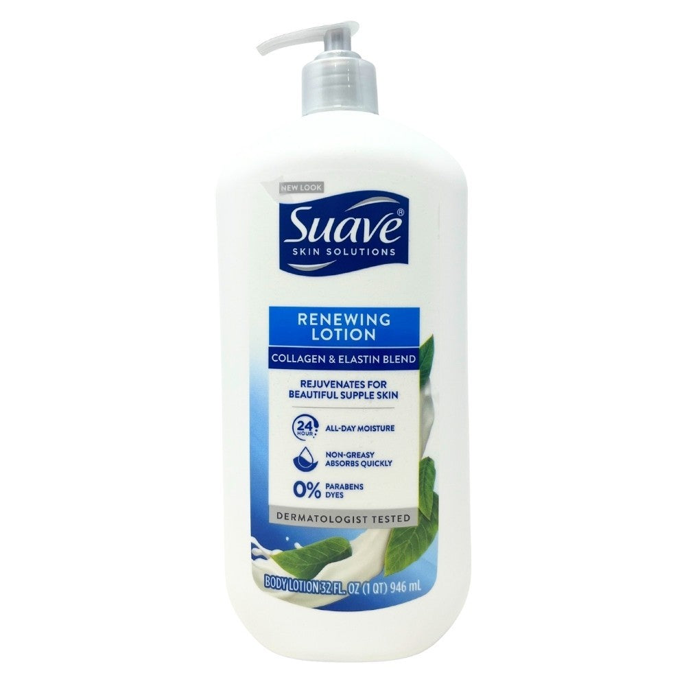 Suave Skin Solutions Renewing Body Lotion, 32 Oz
