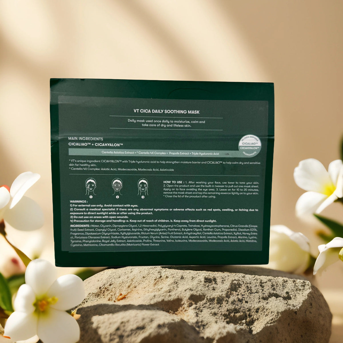 Cica Daily Soothing Sheet Mask – 30 Count