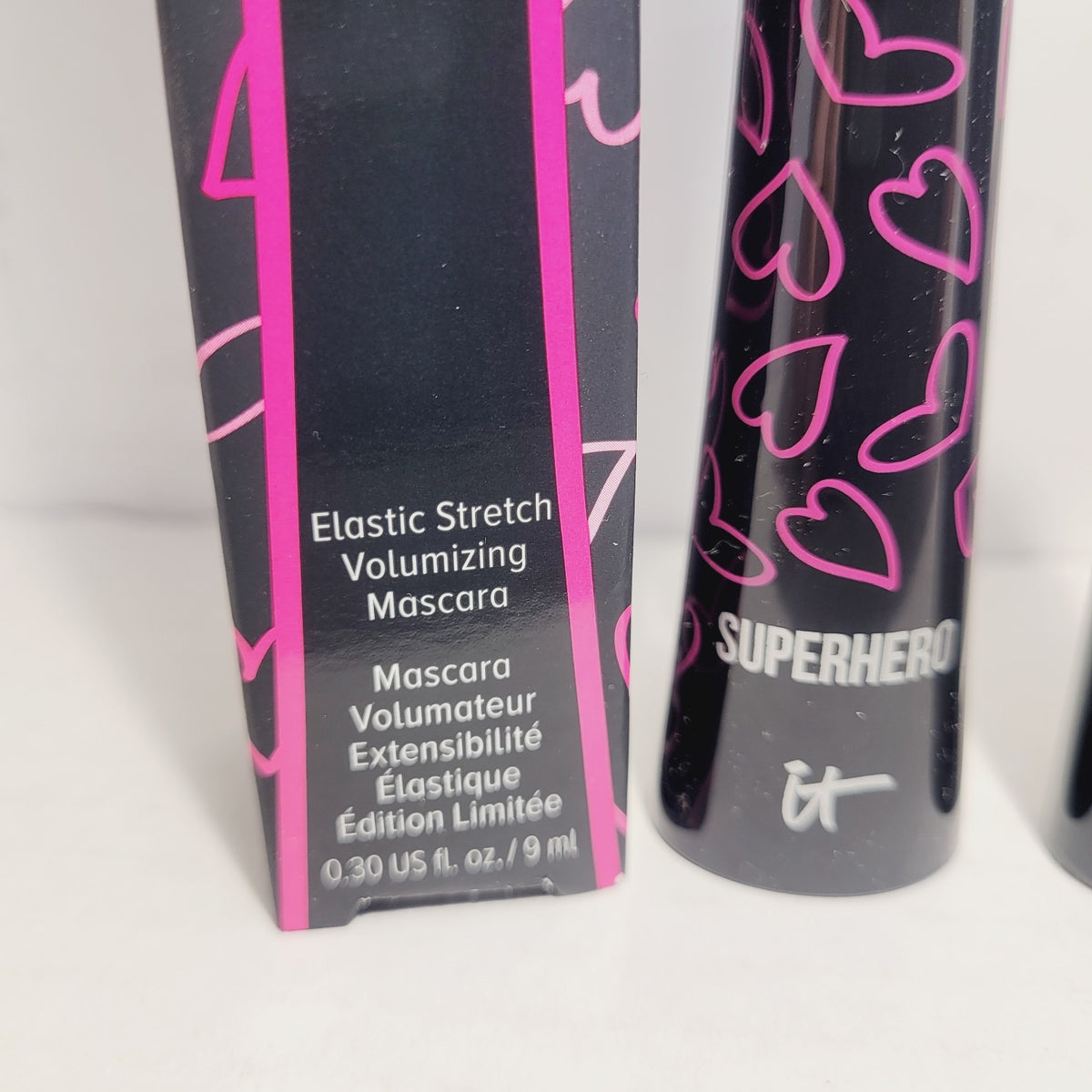 2-Piece Volumizing Mascara Set - Superhero Elastic Black Lash Boost