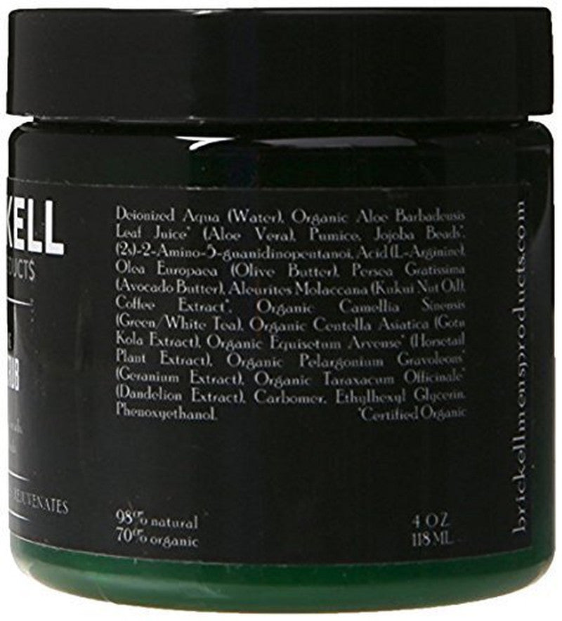 Men's Organic Face Scrub for Deep Exfoliation & Clear Skin - Natural & Gentle