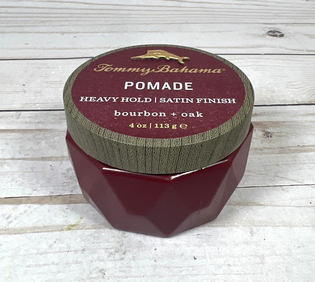 Heavy Hold Satin Finish Hair Pomade Bourbon Oak 4oz - Styling Gel for Men & Women