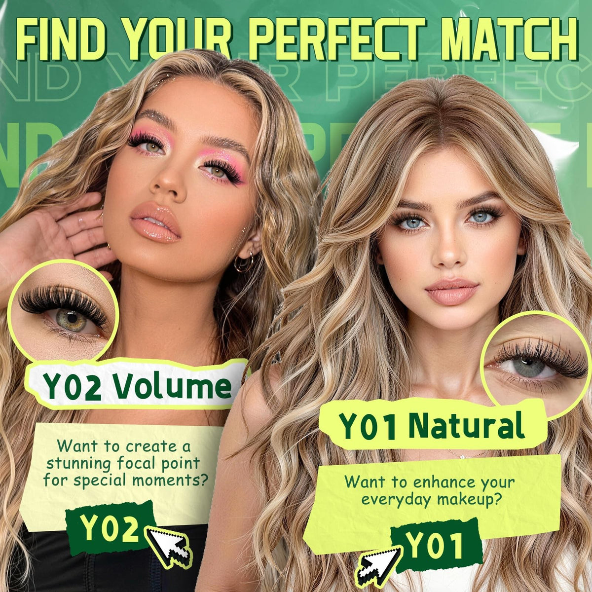 Lash Clusters Kit with 144 Thick D Curl Fake Eyelashes & Tools - Beginner Friendly