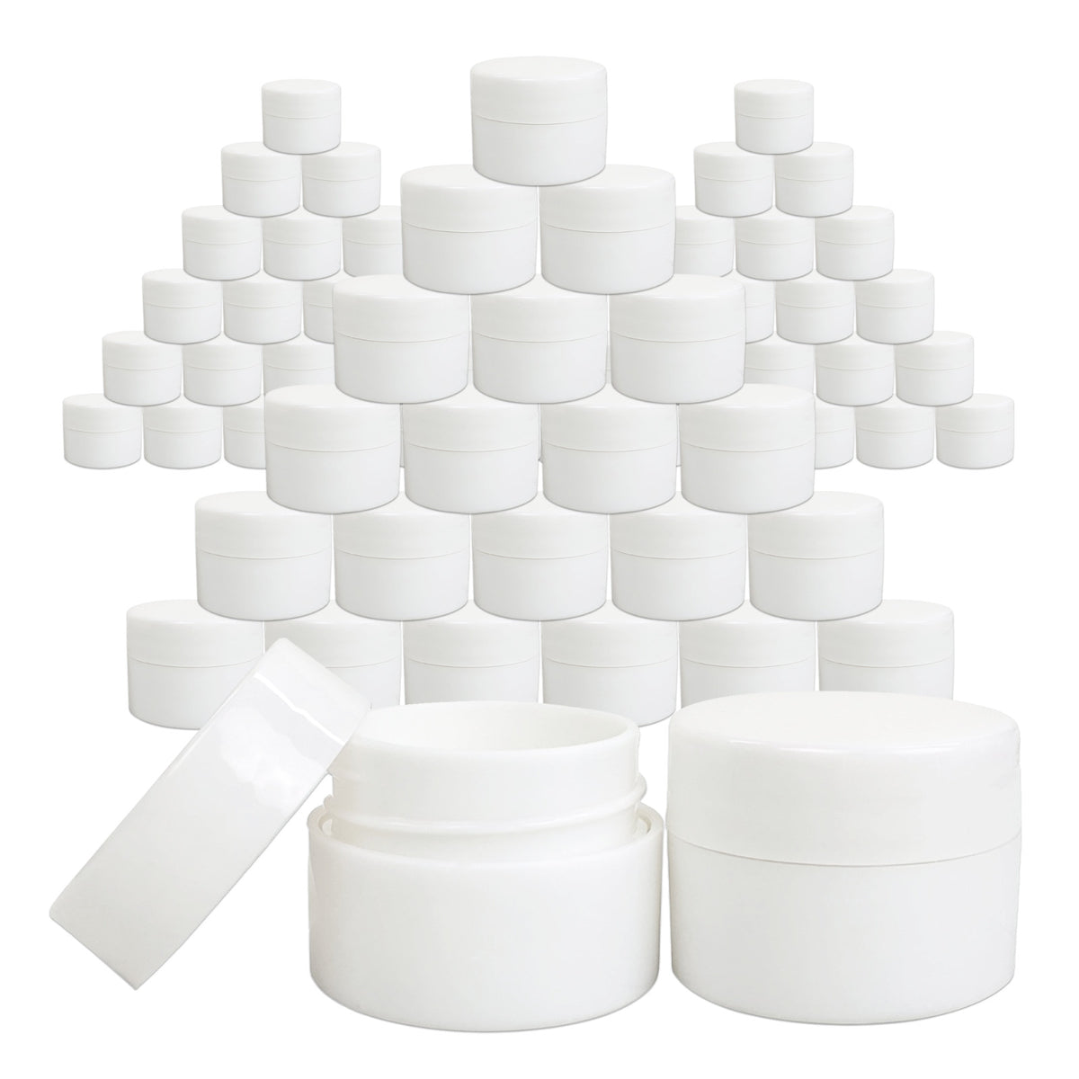 7g Cosmetic Empty Jar Pot - Clear Reusable Lip, Eye, Face Makeup Container
