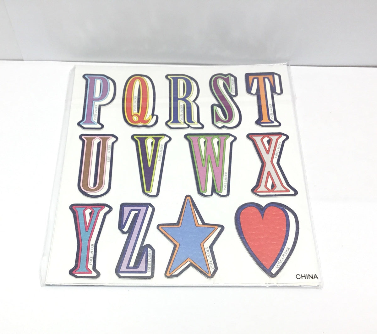 Alphabet Letter Sticker Monogram Kit - 6 Pack for Crafts & Decor