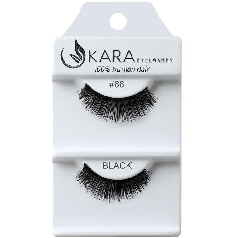 6 Pairs 100% Human Hair False Eyelashes - Kara Assorted Styles