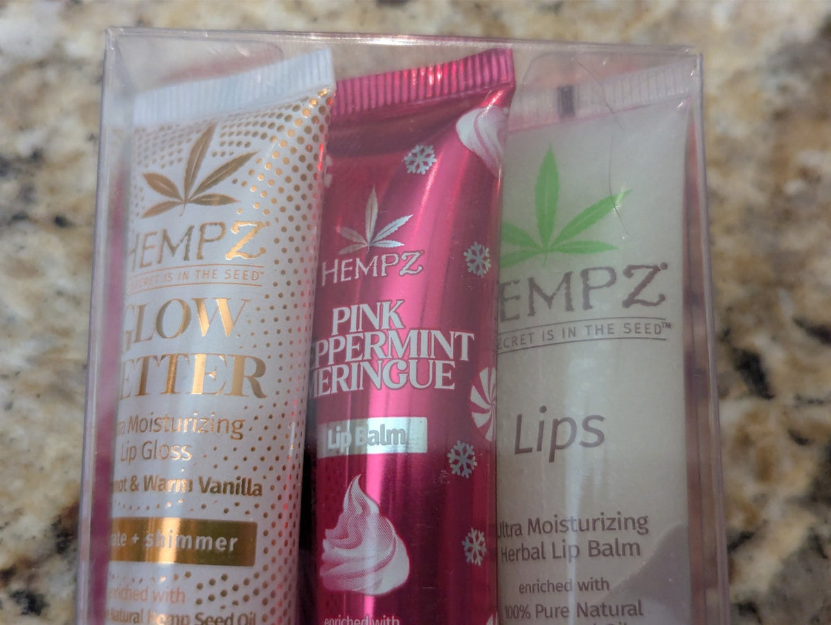 Limited Edition Holiday Lip Balm Set - Glow Getter Peppermint 3 Pack