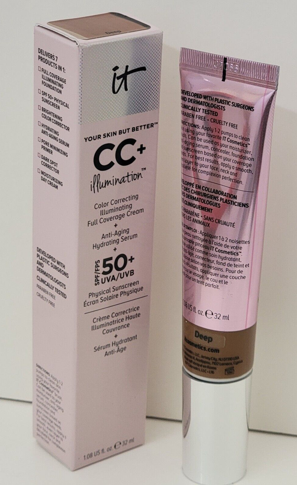 CC Illumination Color Correcting Cream Deep Hydrating SPF 50 1.08 fl oz