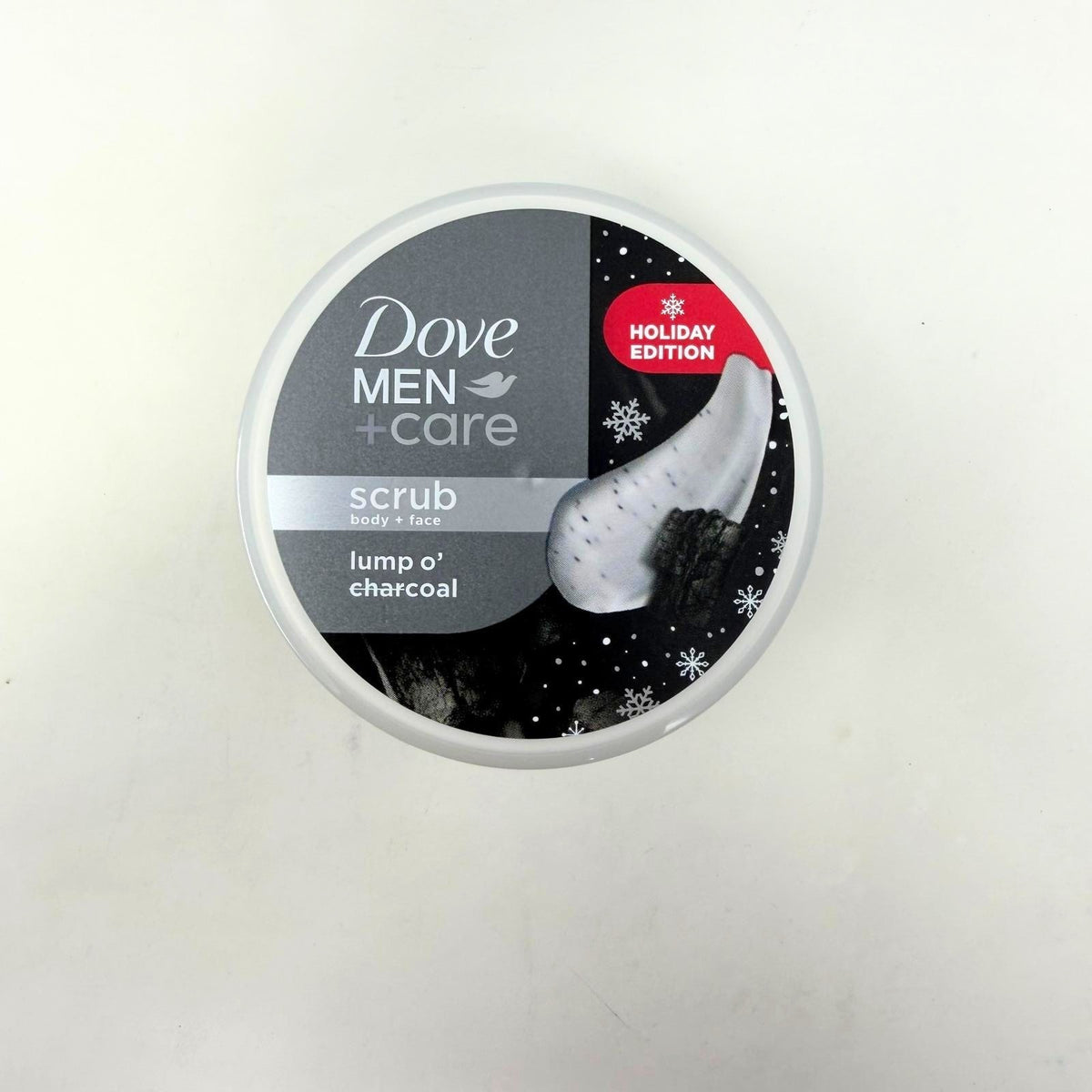 3-Pack Dove Men+Care Holiday Edition Body & Face Scrub, Lump O'