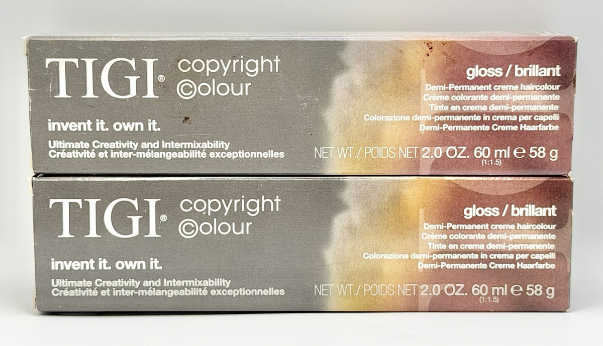 Demi-Permanent Creme Haircolor 7/35 Golden Mahogany - 2 Pack