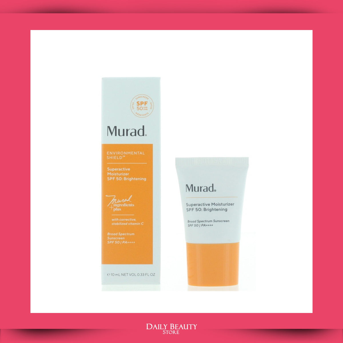 Superactive Moisturizer SPF50 - Hydrating Face Cream 10ml