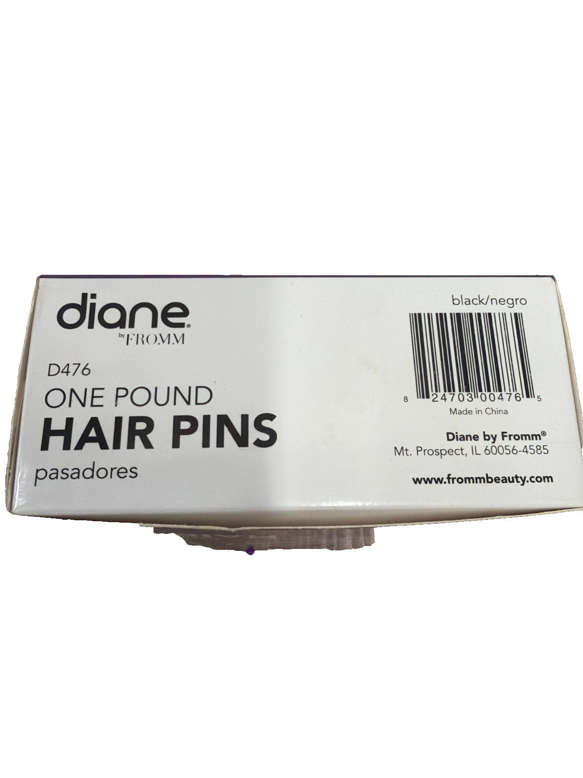 Diane #476, Hair Pins, 3" Black, 1 lb.
