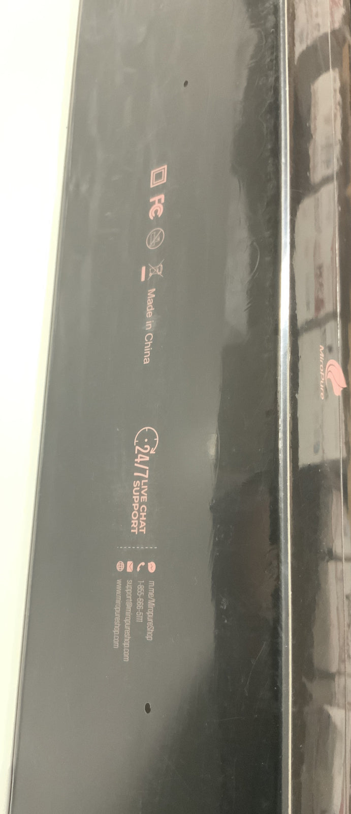 Ceramic Ionic Hair Straightener Brush HS01 - MiroPure Upgraded Styling Tool