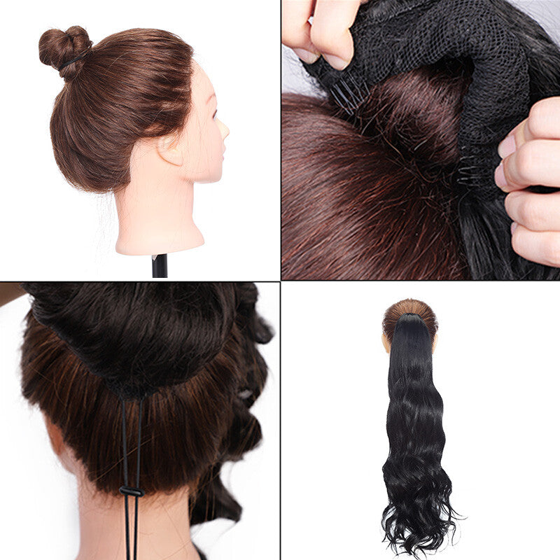 200g Thick Large Drawstring Ponytail Clip-In Hair Extension for Full Head