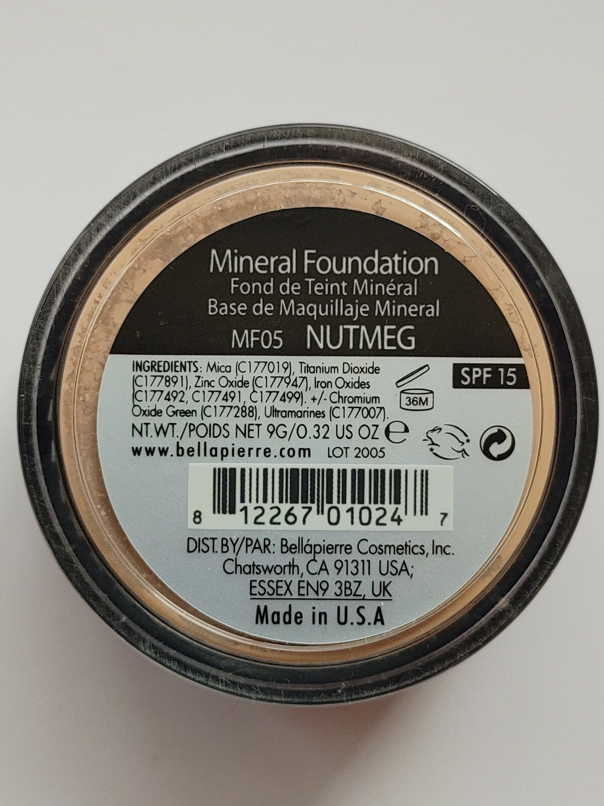 Loose Mineral Foundation 5-in-1 Face Makeup with Multiple Shades