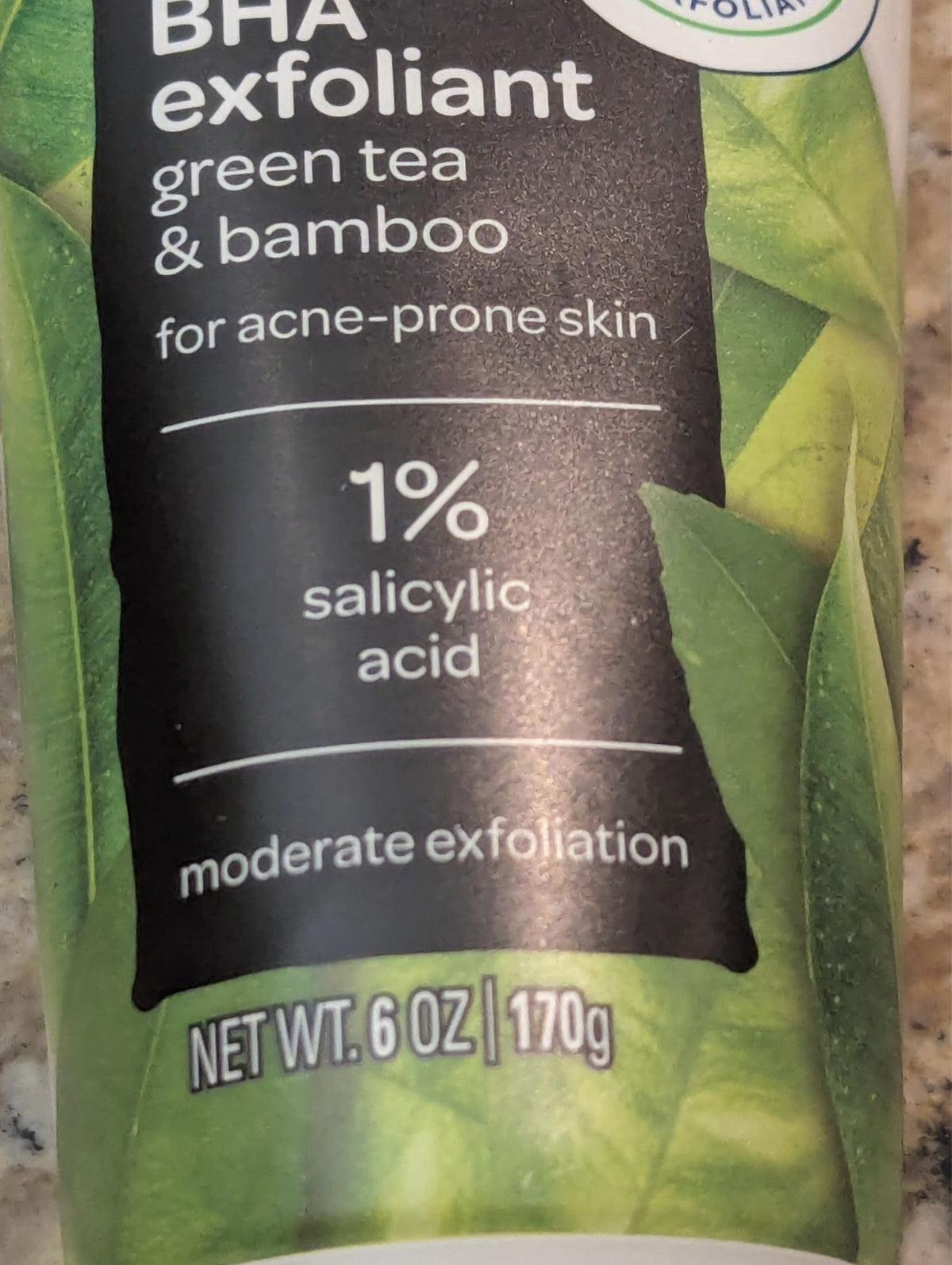 St. Ives BHA Exfoliant Blackhead Acne Face Scrub Green Tea Bamboo 6oz