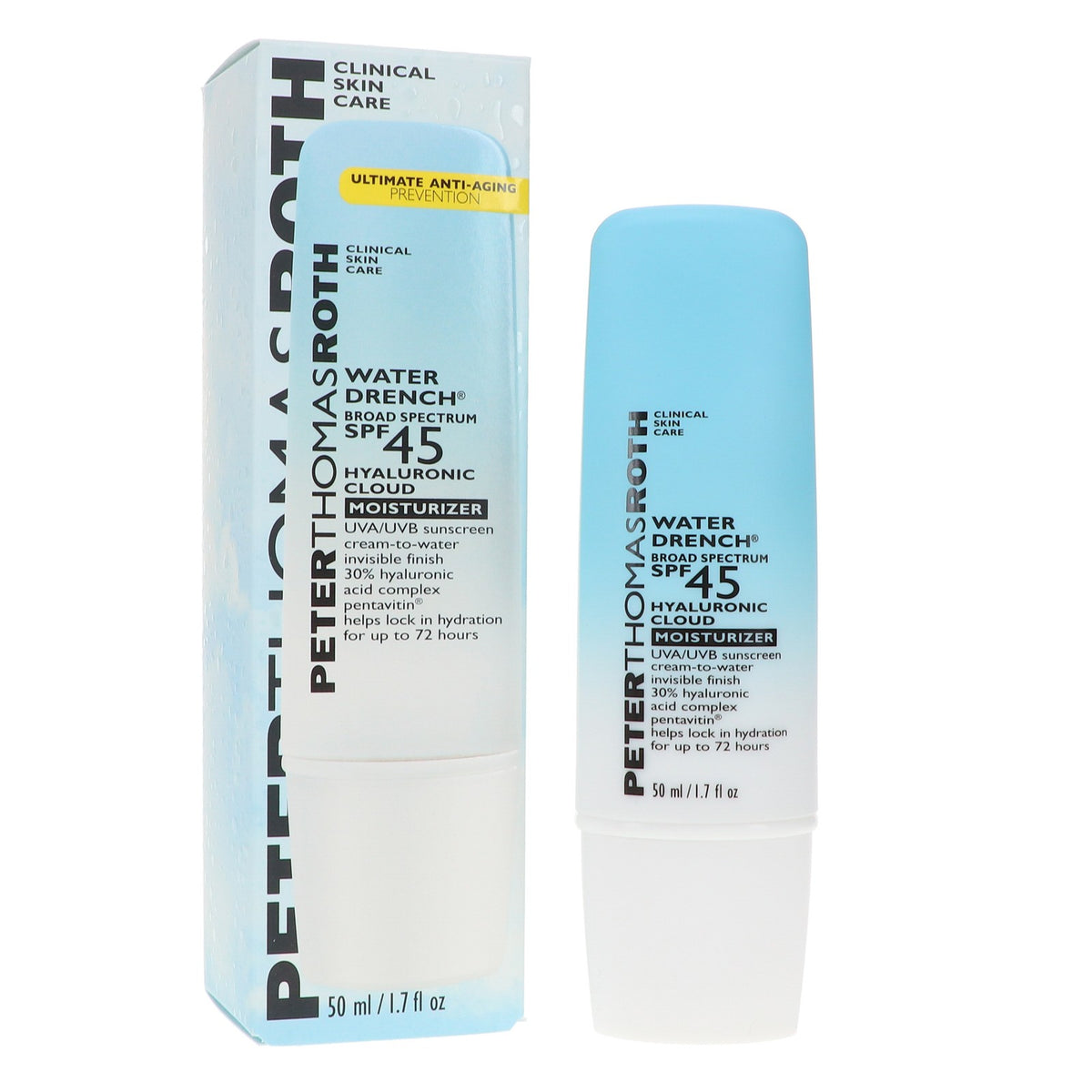 Water Drench Broad Spectrum SPF 45 Hyaluronic Moisturizer 1.7 oz