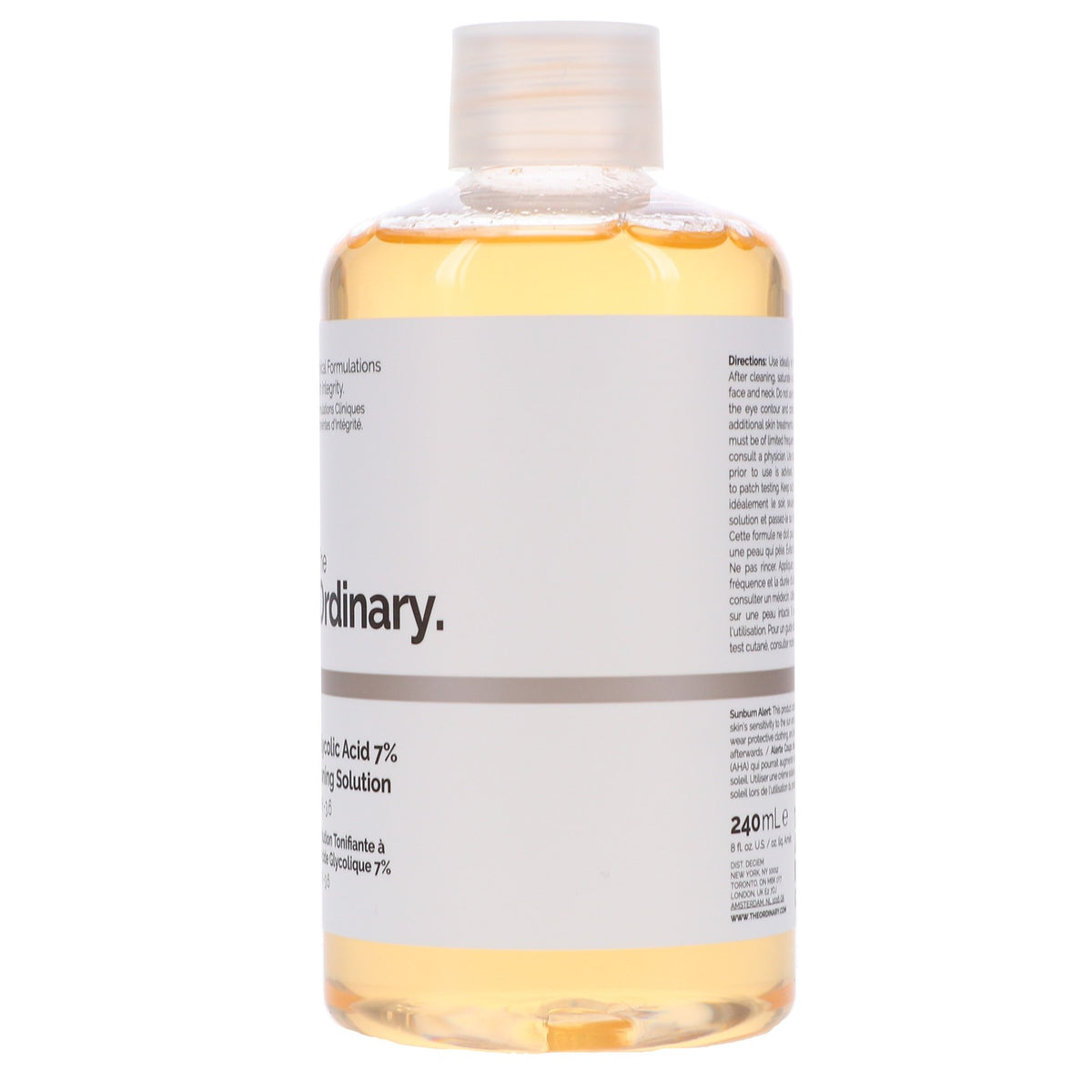 Glycolic Acid 7% Exfoliating Toner - 8 oz for Skin Brightening & Texture Refinement