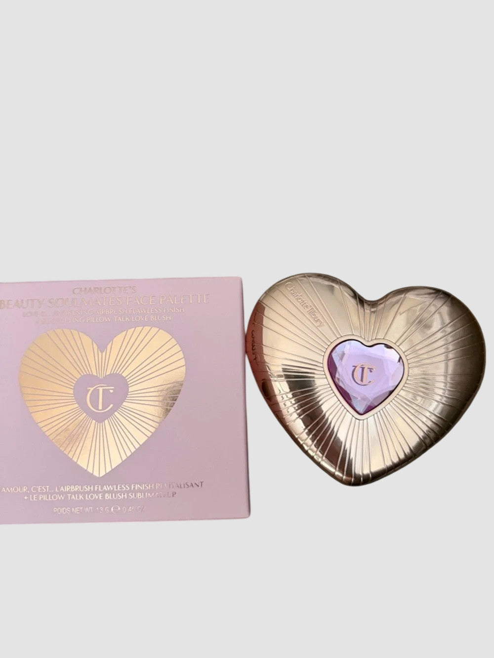Charlotte Tilbury Beauty Soulmates Face Palette Pillow Talk Flawless Pink – New