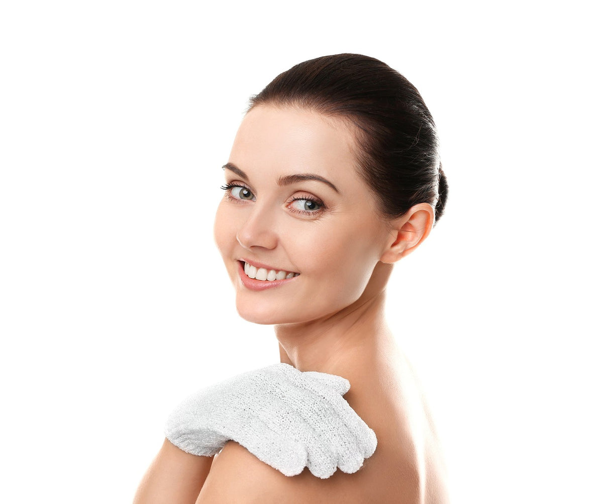 Linda Exfoliating Bath Gloves, Pack of 4 Pair (Pack 1)