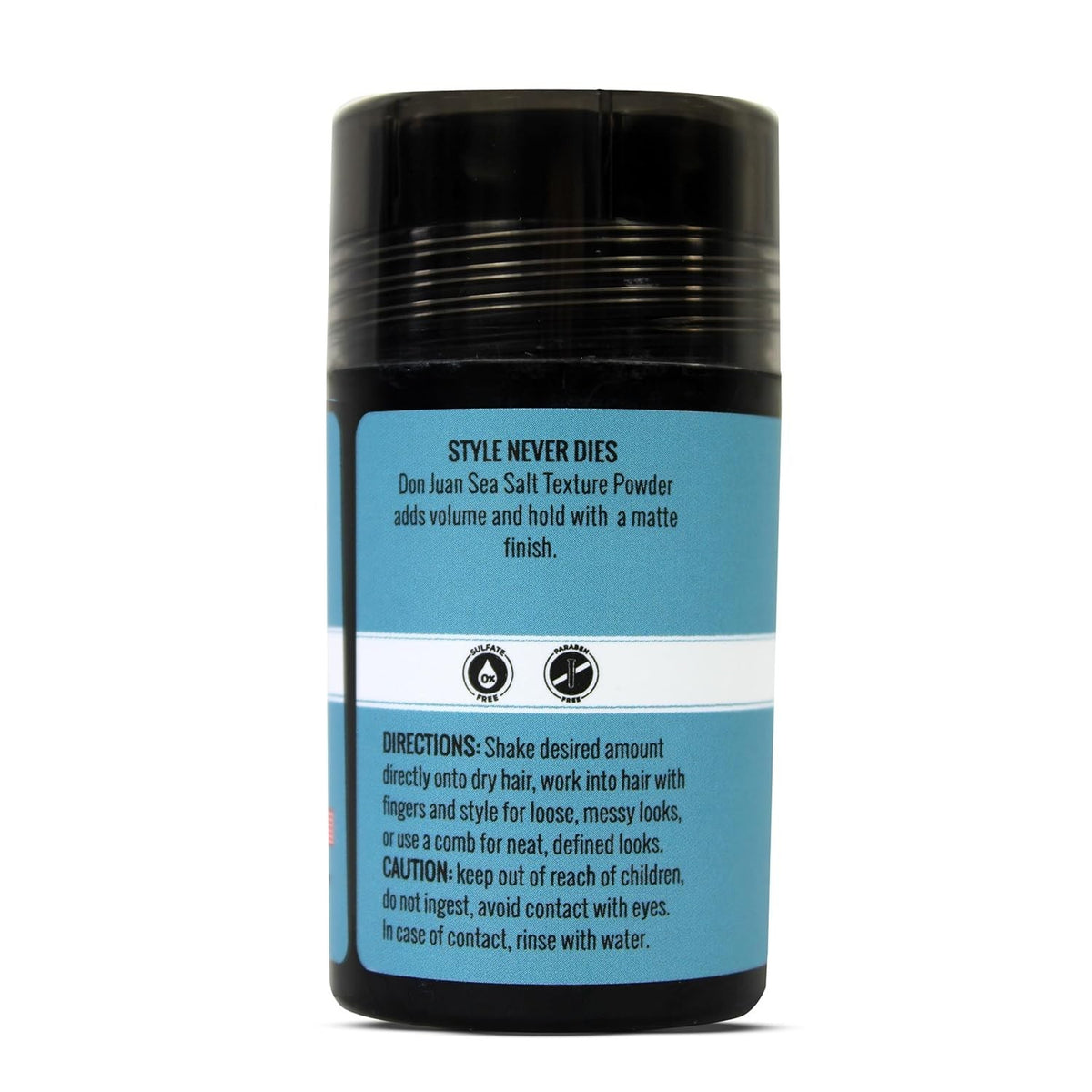 Sea Salt Hair Texture Powder - Strong Hold, Matte Finish, 0.7oz