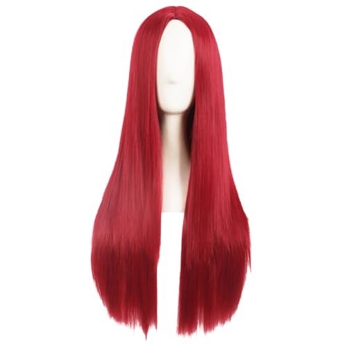 Long Straight Synthetic Wig - Heat Resistant & Elegant 28 Inch Style