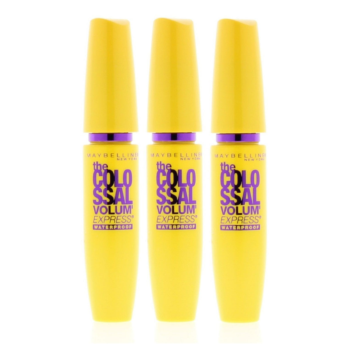 Waterproof Volumizing Mascara 240 Glam Black - 3 Pack