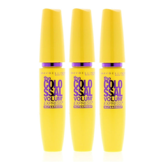 Waterproof Volumizing Mascara 240 Glam Black - 3 Pack