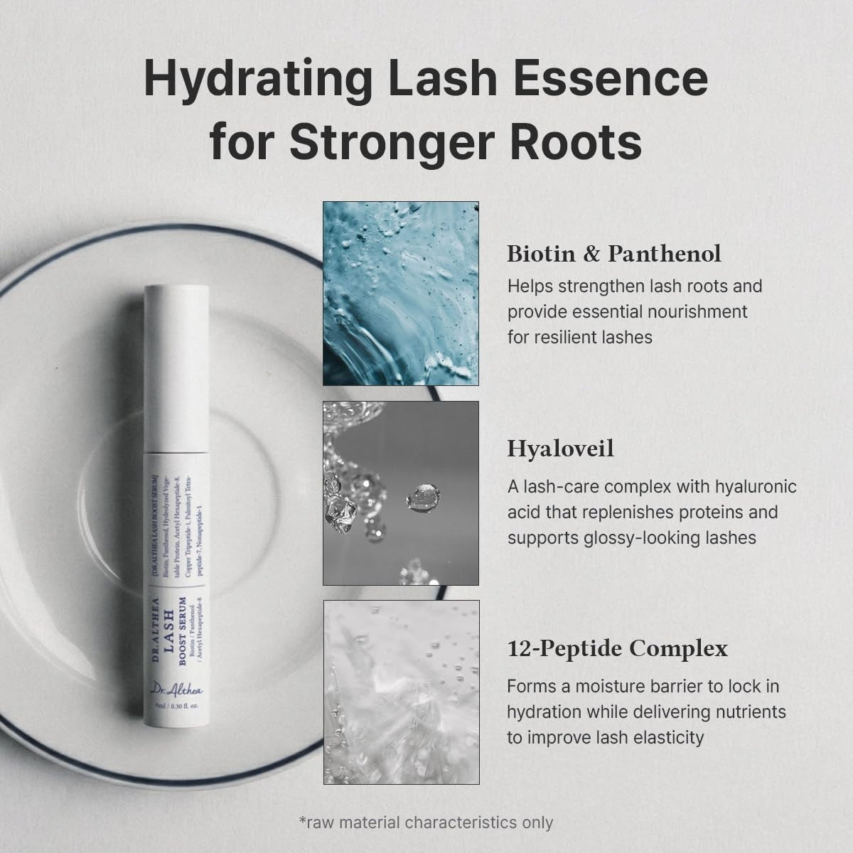 Moisturizing Lash Boost Serum for Fuller, Healthier Lashes - 0.30 Fl Oz