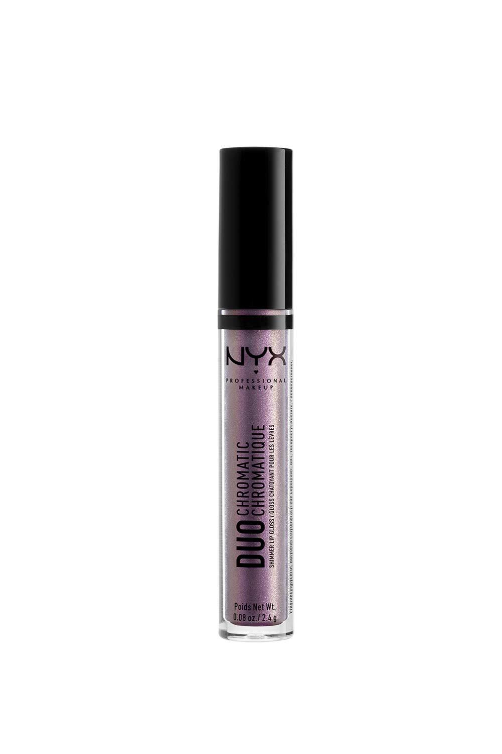 Duo Chromatic Lip Gloss - Iridescent Holographic Shine, Lavender
