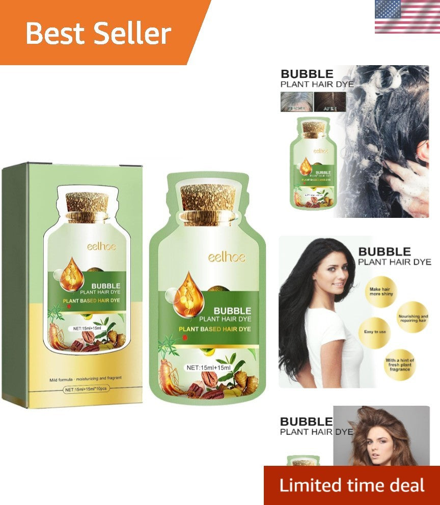 Bubble Hair Dye - Chestnut Brown, 10 Minute Formula