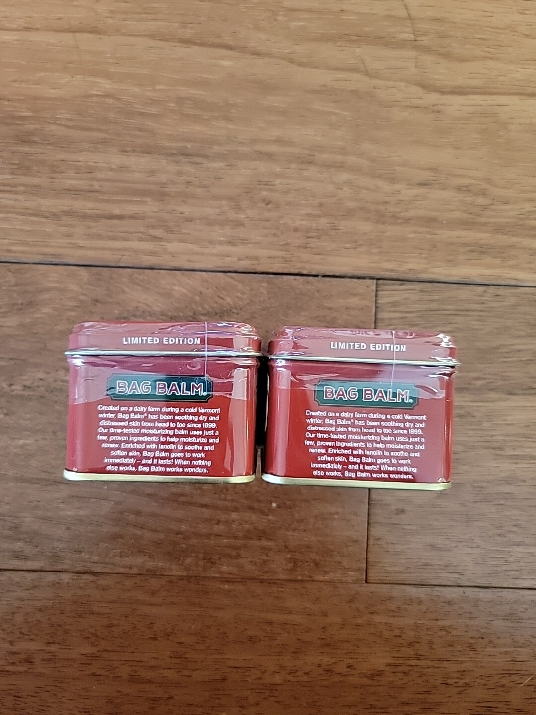 Set Of 2 Bag Balm Limited Edition 4 oz Vermont Original Skin