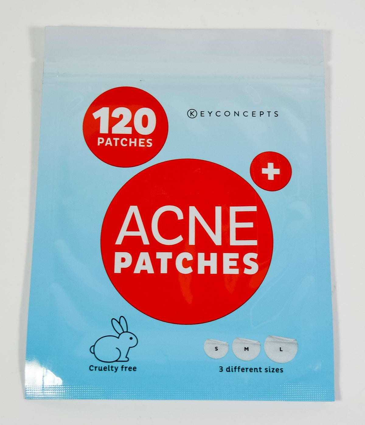 Hydrocolloid Acne Patches with Tea Tree Oil - 120 Patches in 3 Sizes