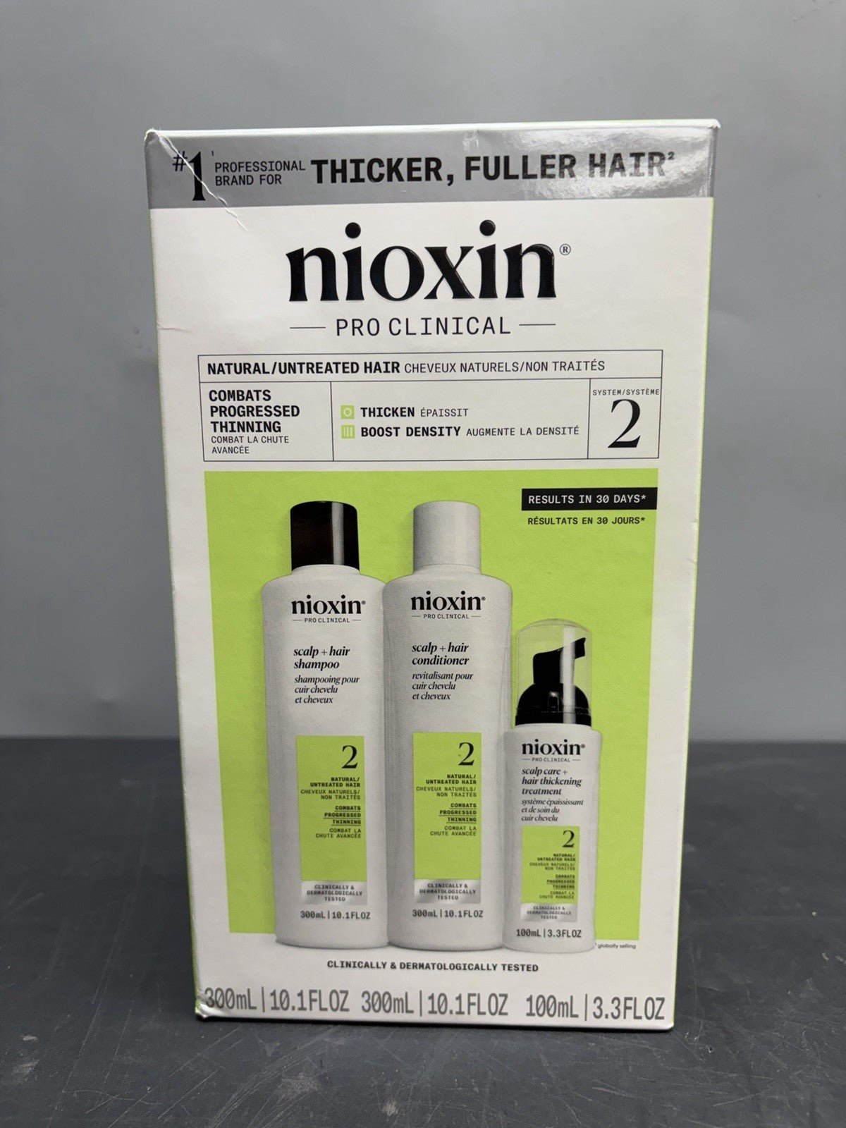 Nioxin System 2 Hair Thickening Shampoo Conditioner Kit