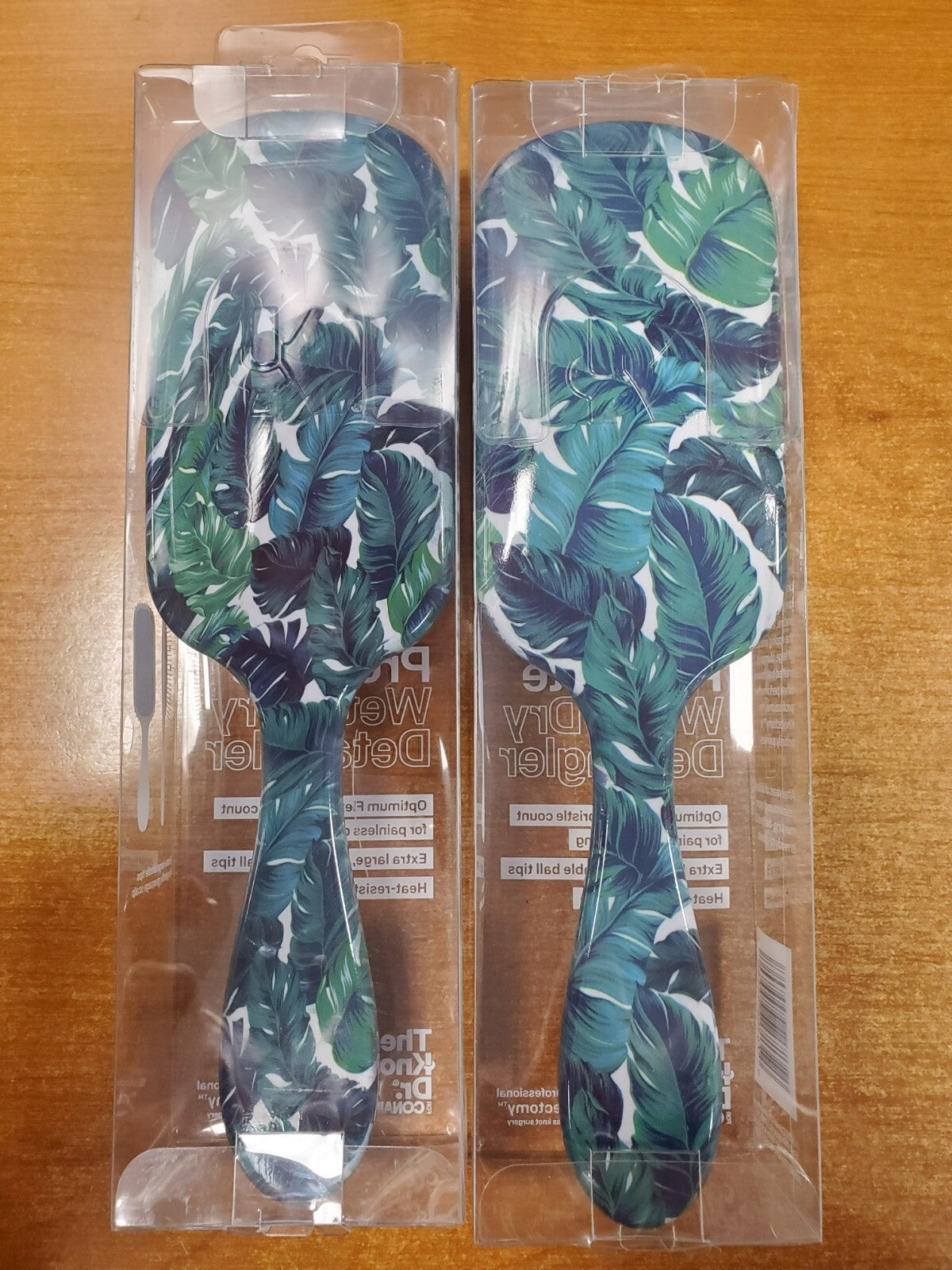 2 Pack Wet & Dry Detangling Hair Brushes - Painless Scalp Massage & Heat-Resistant Design