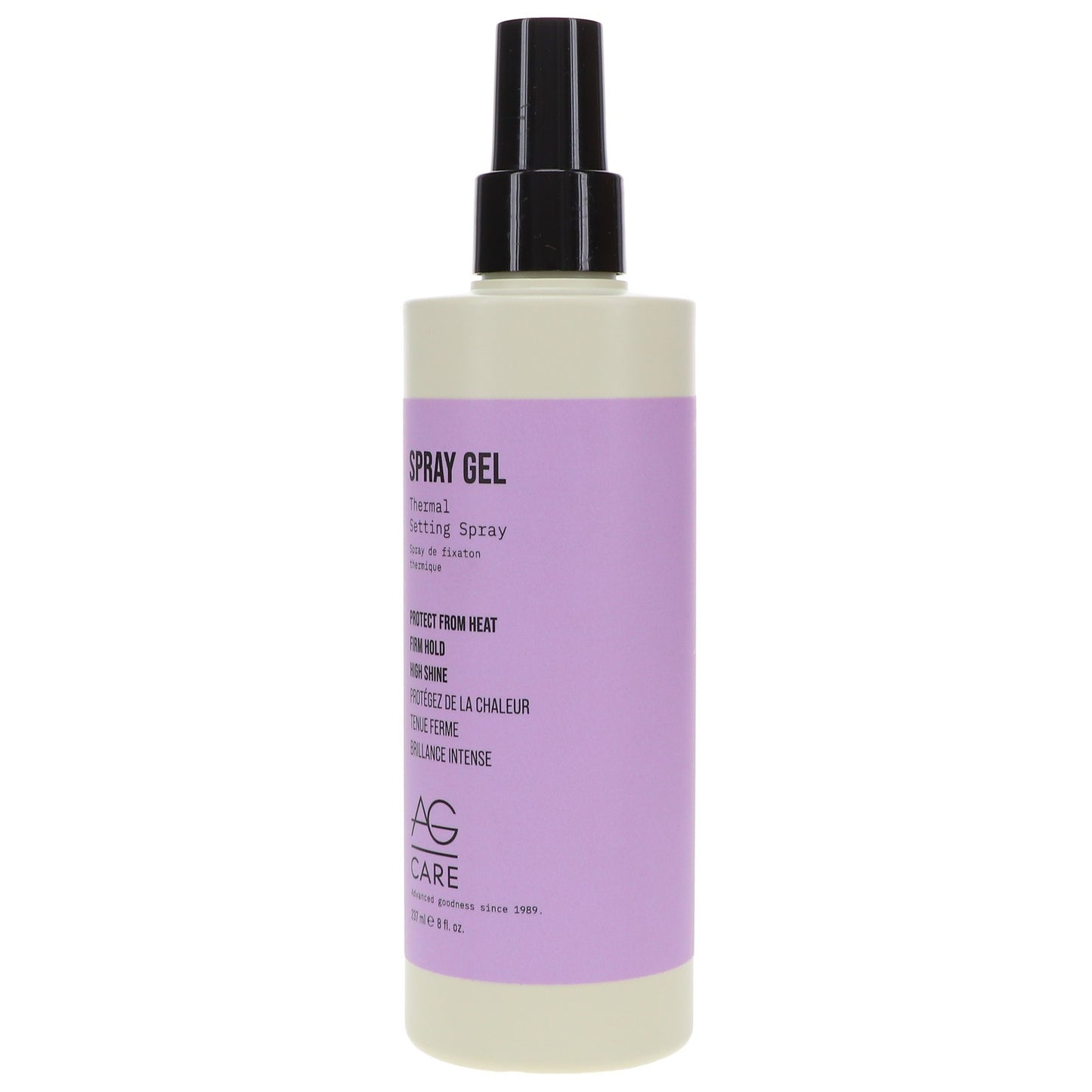 Thermal Setting Hair Spray Gel - Heat Protectant & Styling Aid, 8 oz