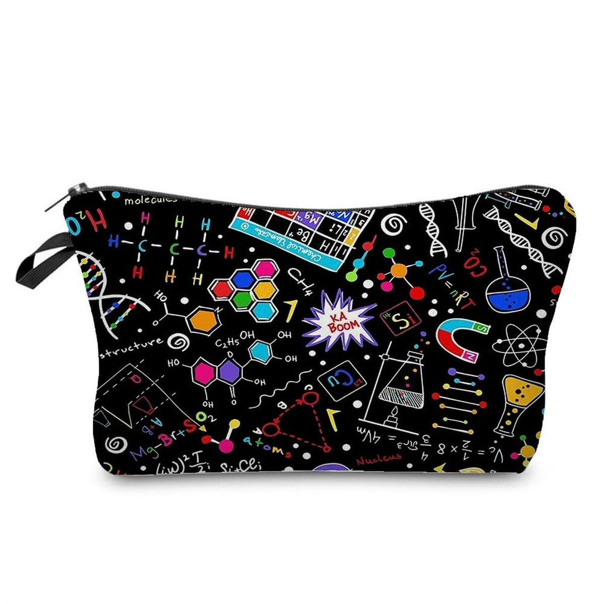 Chemical Elements Makeup Bag - Small Cosmetic Organizer for Women
