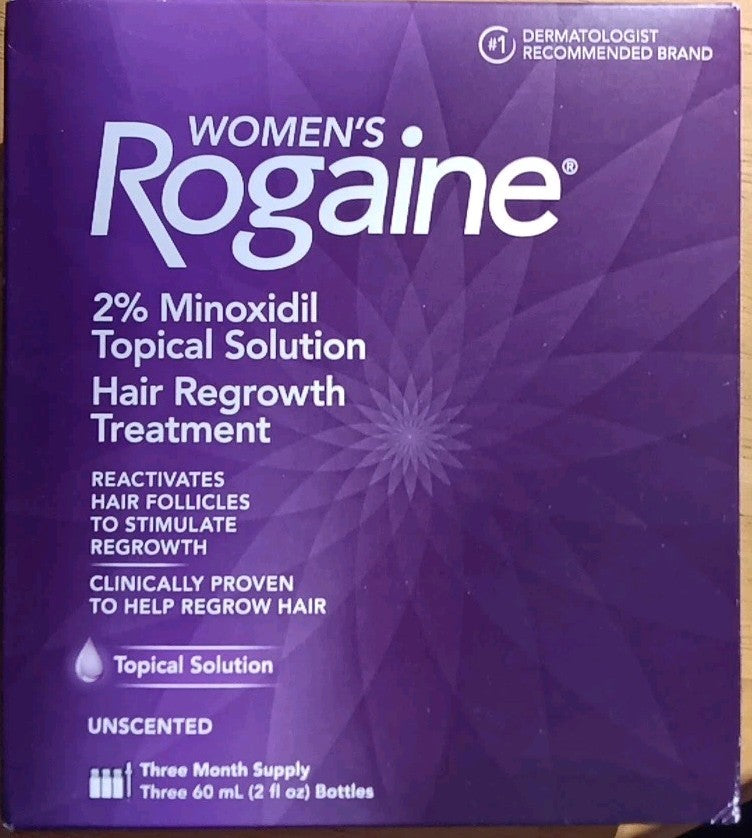 Women's Minoxidil 2% Hair Regrowth Treatment - 3 Month Supply